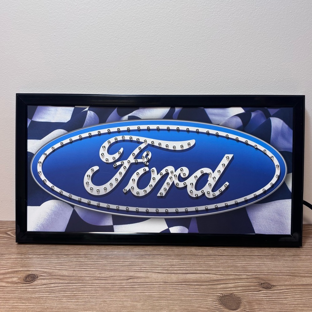 Ford Illuminated LED Sign 19” x 10”
